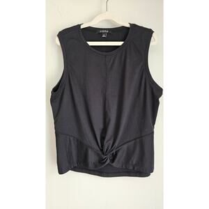 Zobha Aurora Tank Top  Twist Front Cropped  Activewear Workout Gym Sz S NEW